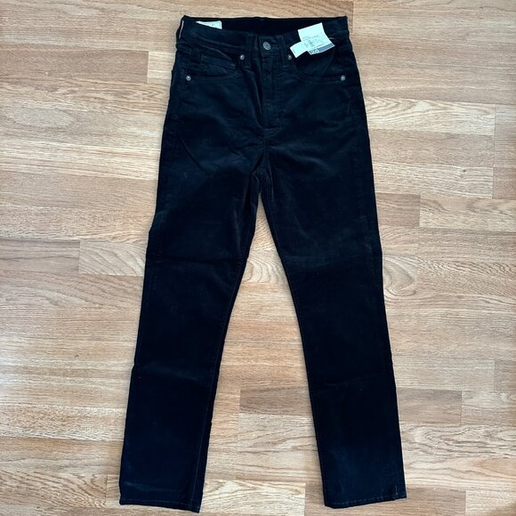 NWT! GAP High Rise Velvet Slim Pants - Picture 3 of 6